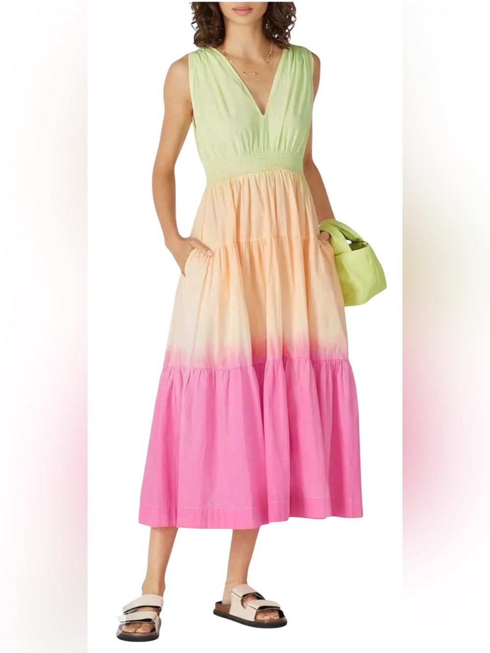 S/W/F Sunset Tiered Maxi Ombré Size Medium